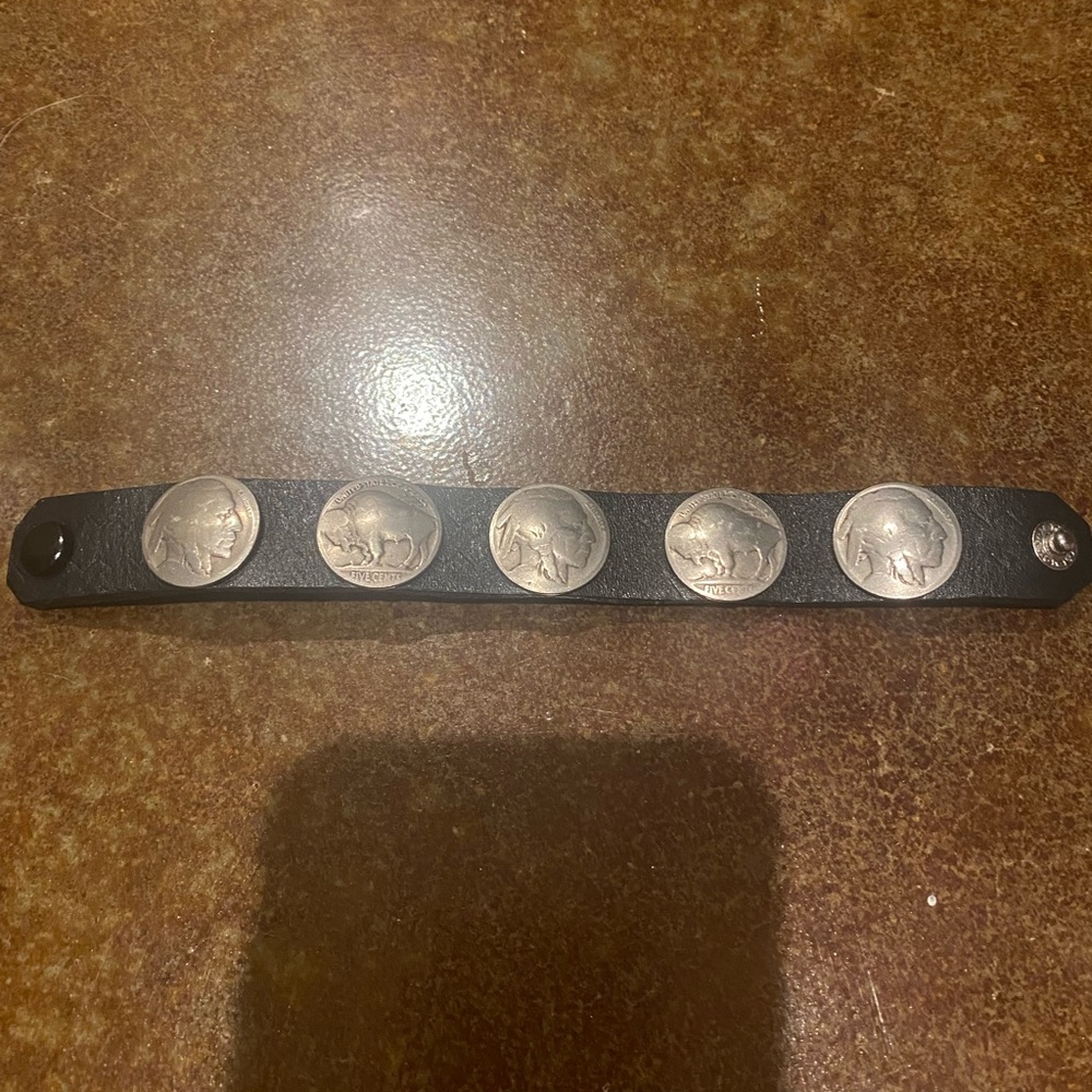 7.5” coin cuff bracelet
